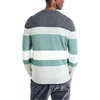 image:imageNautica Mens Nautica Sustainably Crafted Striped Textured Crewneck SweaterGrey Heather