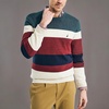image:imageNautica Mens Nautica Sustainably Crafted Striped Textured Crewneck SweaterNautica Tan