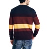 image:imageNautica Mens Nautica Sustainably Crafted Striped Textured Crewneck SweaterShipwreck Burgundy