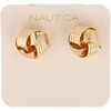 image:imageNautica 175 mm Love Knot Stud Earrings for Women 14K Yellow Gold Plated Alloy