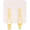 image:imageNautica Link Chain Dangle Earrings for Women 14K Yellow Gold Plated Alloy