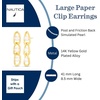 image:imageNautica Link Chain Simulated Pearl Dangle Earrings for Women 14K Yellow Gold Plated Alloy