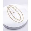 image:imageNautica Link Curb Chain Necklace Set for Women 14K Yellow Gold Plated Alloy 16  20 Inches