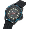 image:imageNautica Mens Black Silicone Strap Watch Model NAPNRS404