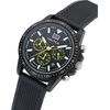 image:imageNautica Mens Black Wheat PU Fiber Strap Watch Model NAPNOS4S4