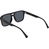 image:imageNautica Mens Sunglasses N918SP  Matte Black with Solid Smoke Polarized Lens