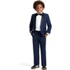 image:imageNautica Boys 4Piece Tuxedo Suit Set with Jacket Pants Dress Shirt amp Bow Tie Formal Dresswear for Weddings amp Special Occasions