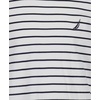 image:imageNautica Boys Short Sleeve Solid Crew Neck TShirt Multipack Soft Comfortable Relaxed FitBright Navy StripeWhiteNavy Seas
