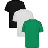 image:imageNautica Boys Short Sleeve Solid Crew Neck TShirt Multipack Soft Comfortable Relaxed FitJelly BeanWhiteBlack