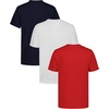 image:imageNautica Boys Short Sleeve Solid Crew Neck TShirt Multipack Soft Comfortable Relaxed FitNaval AcademyWhiteCarmine