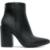 image:imageNautica Womens Heeled Ankle Bootie with Pointed Toe Block Heel and Side Zipper for Winter  YevaBlack