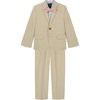image:imageNautica Boys 4piece Suit Set with Dress Shirt Tie Jacket and PantsKhaki