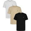 image:imageNautica Boys Short Sleeve Solid Crew Neck TShirt Multipack Soft Comfortable Relaxed FitBlackWhiteIrish Cream