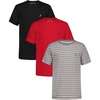 Steeple Grey Stripe/Carmine/Black