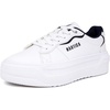 image:imageNautica Women Fashion Sneaker LaceUp Tennis Casual Shoes for LadiesWhite Navyhycrest