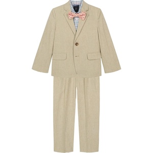 image:imageNautica Boys 4piece Suit Set with Dress Shirt Tie Jacket and PantsKhaki