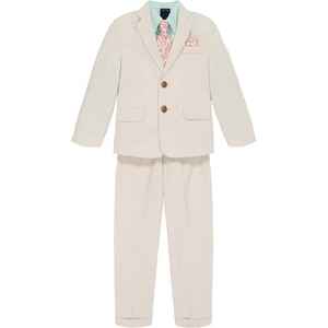 image:imageNautica Boys 4piece Suit Set with Dress Shirt Tie Jacket and PantsSilvered Birch Linen