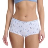 image:imageNautica Womens Cotton Boyshort Underwear Set 5PackMd Heather GreySand DollarSteel BlueXenon BlueNt Watercolor Boats