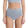 image:imageNautica Womens Seamless Ribbed Knit Brief Underwear Set 5PackCloudy WatersFawnPearl MistMd Heather GreyNavy Beats