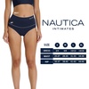 image:imageNautica Womens Seamless Ribbed Knit Brief Underwear Set 5PackCloudy WatersFawnPearl MistMd Heather GreyNavy Beats
