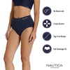 image:imageNautica Womens Seamless Ribbed Knit Brief Underwear Set 5PackCloudy WatersFawnPearl MistMd Heather GreyNavy Beats