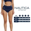 image:imageNautica Womens Seamless Ribbed Knit Brief Underwear Set 5PackMid Heather GreyStonewashWhiteCafe LatteNocturnal Navy