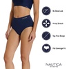image:imageNautica Womens Seamless Ribbed Knit Brief Underwear Set 5PackNocturnal NavyWhiteSoft TaupeBlushed IceMd Heather Grey