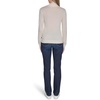 image:imageNautica Womens 14 Zip Mockneck Cable SweaterIvory