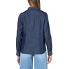 image:imageNautica Womens Button Front Long Sleeve Roll Tab ShirtDark Azure