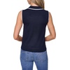 image:imageNautica Womens Crew Neck Solid Short Sleeve SweaterNew Night SkyBright White