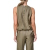 image:imageNautica Womens Short Sleeve Linen Blend Button Up Collared Camp ShirtBurnt Olive