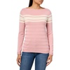 image:imageNautica Womens Mariner Stripe Pullover Boatneck Long SleeveBridal Rose Multi