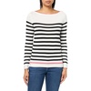 image:imageNautica Womens Mariner Stripe Pullover Boatneck Long SleeveIvory Multi