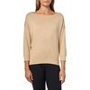 image:imageNautica Womens Short Sleeve Lurex VNeck PulloverLight FawnGold