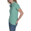 image:imageNautica Womens 5Button Short Sleeve Breathable 100 Cotton Polo ShirtCrme De Menthe
