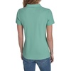 image:imageNautica Womens 5Button Short Sleeve Breathable 100 Cotton Polo ShirtCrme De Menthe