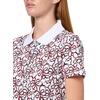 image:imageNautica Womens 5Button Short Sleeve Breathable 100 Cotton Polo ShirtNew Bright White Multi