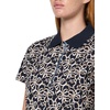 image:imageNautica Womens 5Button Short Sleeve Breathable 100 Cotton Polo ShirtNew Night Sky Multi