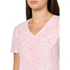 image:imageNautica Womens Solid VNeck Short Sleeve TShirtBridal RoseBright White