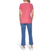 image:imageNautica Womens Solid VNeck Short Sleeve TShirtMineral Red