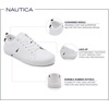 image:imageNautica Mens Casual Shoe Classic LaceUp Low Top Loafer Fashion Sneaker  in Medium amp Wide Width SizesGraveswhiteNavy