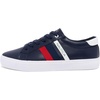 image:imageNautica Mens Casual Shoe Classic LaceUp Low Top Loafer Fashion Sneaker  in Medium amp Wide Width SizesNavy Red White