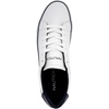 image:imageNautica Mens Casual Shoe Classic LaceUp Low Top Loafer Fashion Sneaker  in Medium amp Wide Width SizesWhite Greenmyton