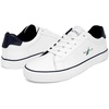 image:imageNautica Mens Casual Shoe Classic LaceUp Low Top Loafer Fashion Sneaker  in Medium amp Wide Width SizesWhite Greenmyton