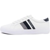 image:imageNautica Mens Casual Shoe Classic LaceUp Low Top Loafer Fashion Sneaker  in Medium amp Wide Width SizesWhite Navy Grey