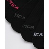 image:imageNautica Womens Quarter Socks  6 Pack Cushioned Athletic Performance Breathable Mesh Womens Ankle Socks Sizes 410All Black