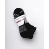 image:imageNautica Womens Quarter Socks  6 Pack Cushioned Athletic Performance Breathable Mesh Womens Ankle Socks Sizes 410All Black