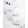 image:imageNautica Womens Quarter Socks  6 Pack Cushioned Athletic Performance Breathable Mesh Womens Ankle Socks Sizes 410All White