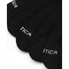 image:imageNautica Womens Quarter Socks  6 Pack Cushioned Athletic Performance Breathable Mesh Womens Ankle Socks Sizes 410Black