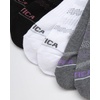 image:imageNautica Womens Quarter Socks  6 Pack Cushioned Athletic Performance Breathable Mesh Womens Ankle Socks Sizes 410BlackWhiteGrey